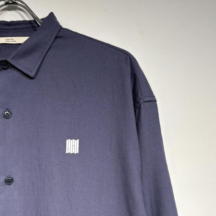 <img class='new_mark_img1' src='https://img.shop-pro.jp/img/new/icons1.gif' style='border:none;display:inline;margin:0px;padding:0px;width:auto;' />AGIT x organicsta ORGANIC COTTON FLANNEL SHIRT JACKET SQ LOGO (Blue)
