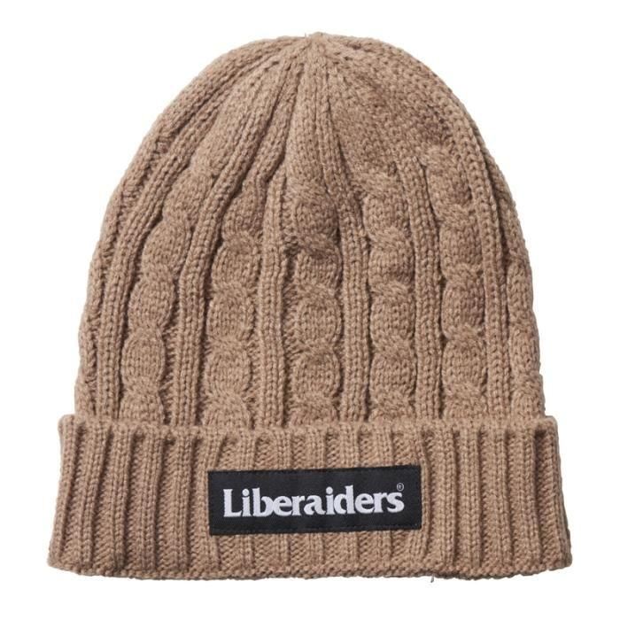 <img class='new_mark_img1' src='https://img.shop-pro.jp/img/new/icons1.gif' style='border:none;display:inline;margin:0px;padding:0px;width:auto;' />Liberaiders CABLE KNIT CAP (Beige)