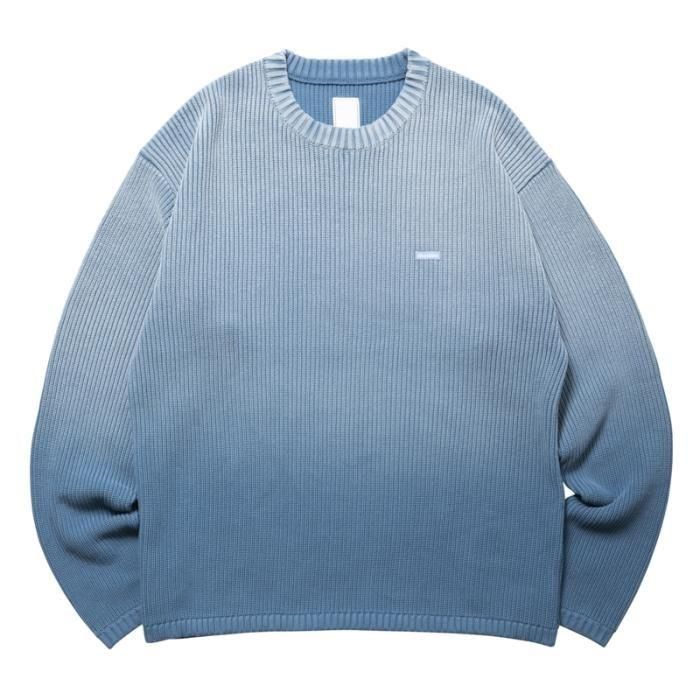 <img class='new_mark_img1' src='https://img.shop-pro.jp/img/new/icons47.gif' style='border:none;display:inline;margin:0px;padding:0px;width:auto;' />Liberaiders FADE LOW GAUGE KNIT SWEATER (Blue)