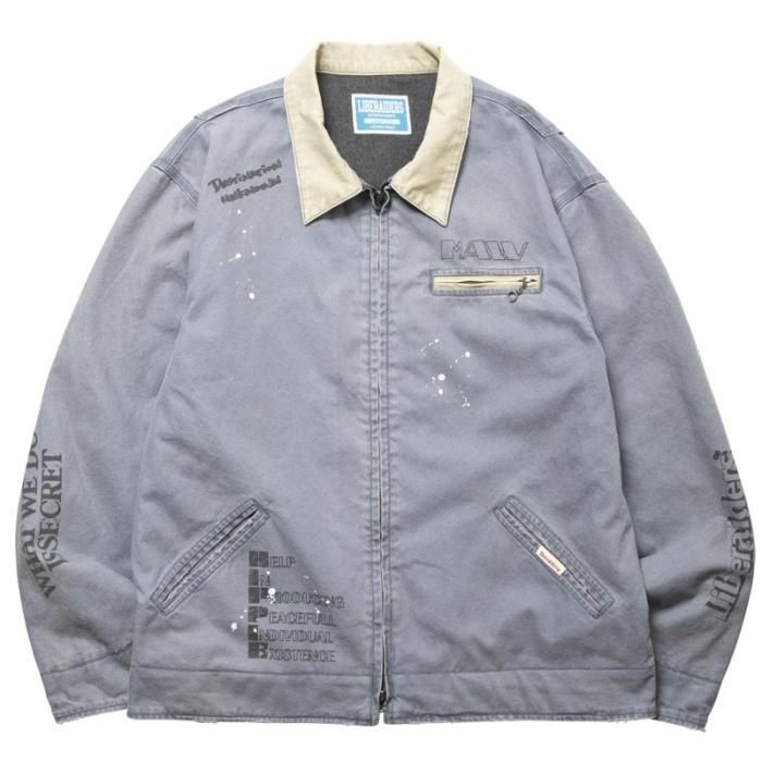 <img class='new_mark_img1' src='https://img.shop-pro.jp/img/new/icons1.gif' style='border:none;display:inline;margin:0px;padding:0px;width:auto;' />Liberaiders GARMENT DYED WORK JACKET (Navy)