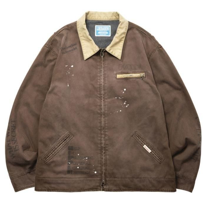 <img class='new_mark_img1' src='https://img.shop-pro.jp/img/new/icons1.gif' style='border:none;display:inline;margin:0px;padding:0px;width:auto;' />Liberaiders GARMENT DYED WORK JACKET (Brown)