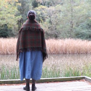 VINTAGE HARRIS TWEED BLANKET