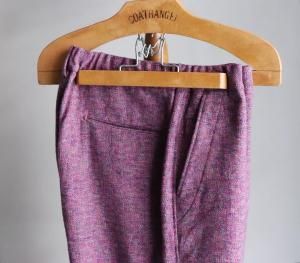 CHEF PANTS cotton TWEED jewel