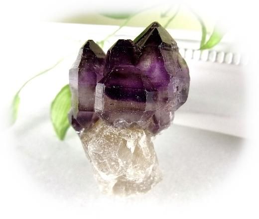 楽天市場】アメジストエレスチャル AAAA 結晶 原石ザンビア産 zambia