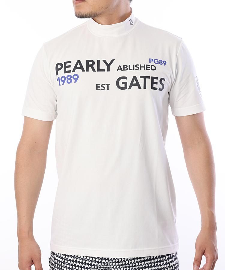 楽天ランキング1位 美品□PEARLY GATES パーリーゲイツ 半袖 モック