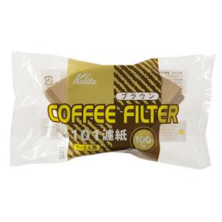【kalita/カリタ】コーヒーフィルター　NK101濾紙 ブラウン[100枚入]
