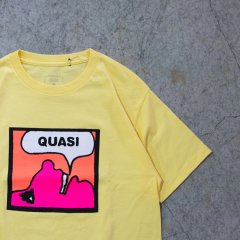 QUASI クワージー  Tシャツ　パステルイエロー
