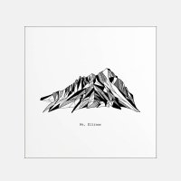 Tim+April<br>Mt. Ellinor Polygonal Mountain Drawing 12"