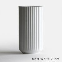 Lyngby Porcelain<br>Vase 20cm (Matt White)