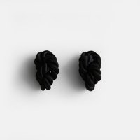 NOEUD / 8knot-earrings(BK)【メール便可 5点まで】