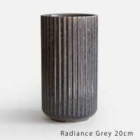 Lyngby Porcelain<br>Radiance Vase 20cm (Grey)