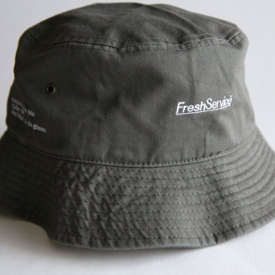 FreshService（フレッシュサービス） / CORPORATE BUCKET HAT(Khaki)