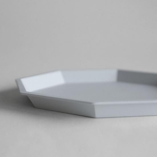 1616/arita japan / TY “Standard” Anise Plate 220（Plain Gray）