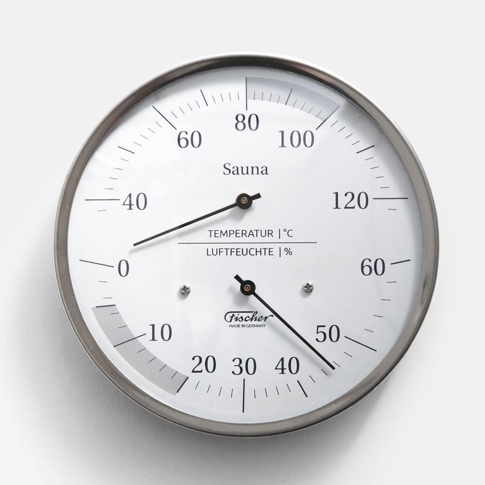 Fischer-barometer /  Sauna Thermohygrometer