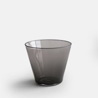WASHIZUKA GLASS STUDIO/鷲塚貴紀<br>cup short (charcoal)