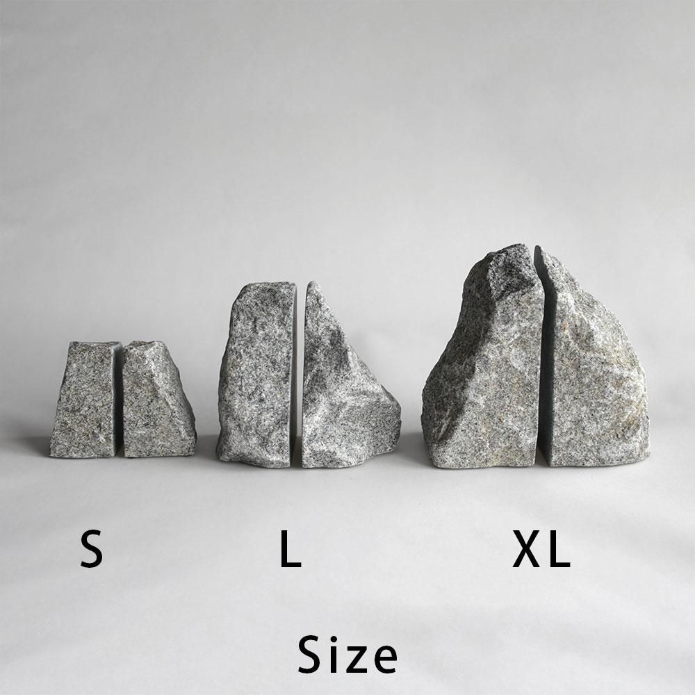 AJI PROJECT RS-ROCK END / S(komame) | 石の自然な形を活かしたブック