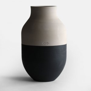 KAHLER<br>Omaggio Circulare Vase(Gray) H31cm