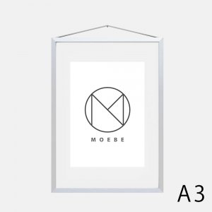 MOEBE<br>FRAME-A3 (Brushed Aluminium)