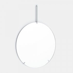 MOEBE<br>WALL MIRROR 50cm (Stainless Steel)