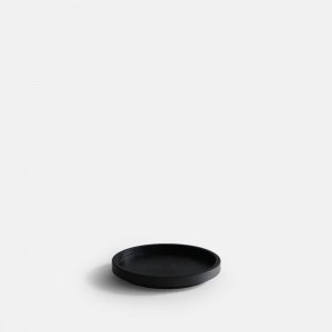 HASAMI PORCELAIN<br>THE GREY COLLECTION / RICHLITE TRAY(Black) HRS122