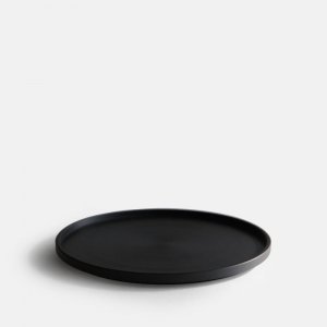 HASAMI PORCELAIN<br>THE GREY COLLECTION / RICHLITE TRAY(Black) HRS124