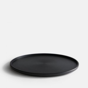 HASAMI PORCELAIN<br>THE GREY COLLECTION / RICHLITE TRAY(Black) HRS125