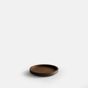 HASAMI PORCELAIN<br>THE GREY COLLECTION / RICHLITE TRAY(Dark Brown)HRN122