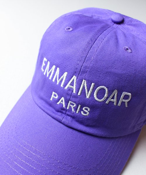 【EMMANOAR】PARIS LOGO CAP（LAVENDER）
