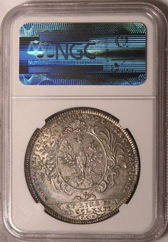 ドイツ フランクフルト 1772年 ターラー銀貨 NGC AU58 都市景観 フリーメーソン -  【鑑定済アンティークコイン専門店】オンラインネットショップ通販店舗『アンティークコインワールド』へようこそ！