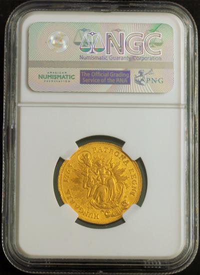 ハンガリー 1765KB マリア・テレジア 2ダカット 金貨 NGC AU58 聖母子像 - 【鑑定 済アンティークコイン専門店】オンラインネットショップ通販店舗『アンティークコインワールド』へようこそ！