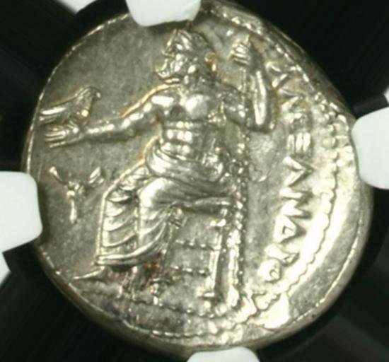 古代ギリシャ BC336-323 アレキサンダー大王 テトラドラクマ銀貨 