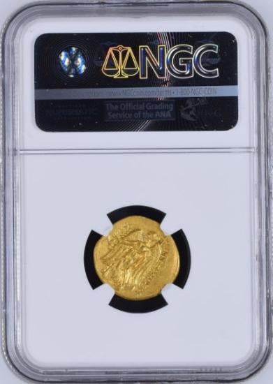 古代ギリシャ BC336-323 アレキサンダー大王 スタテール金貨 NGC MS 5