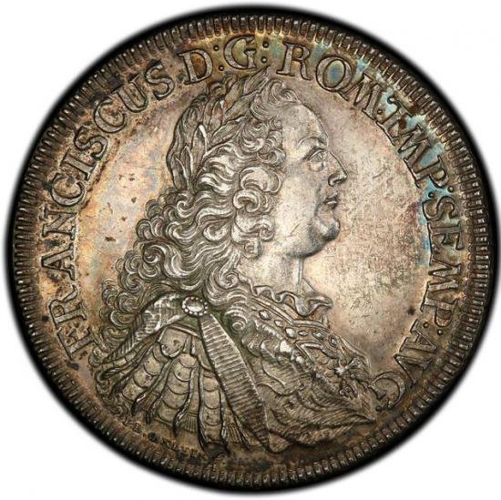 ドイツ レーゲンスブルク 1754年 フランツ1世 ターラー 銀貨 PCGS AU58 都市景観 最高鑑定品! -  【鑑定済アンティークコイン専門店】オンラインネットショップ通販店舗『アンティークコインワールド』へようこそ！