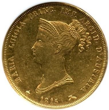 イタリア パルマ 1815 40リレ マリアルイーザ 金貨 NGC AU58 -  【鑑定済アンティークコイン専門店】オンラインネットショップ通販店舗『アンティークコインワールド』へようこそ！