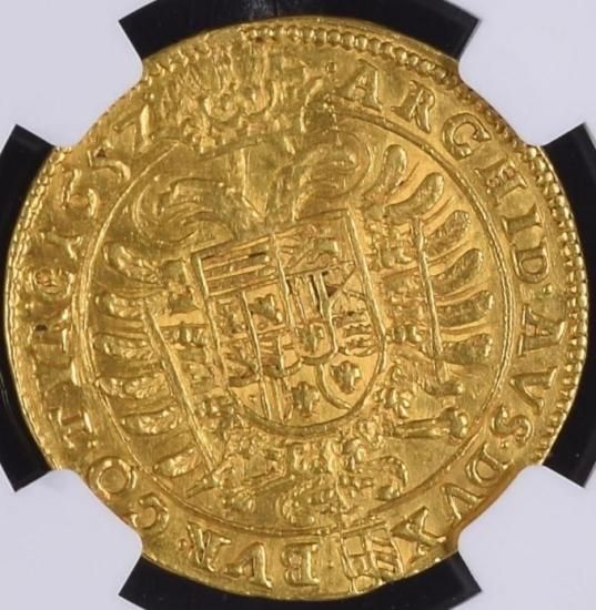 オーストリア 1652年 2ダカット 金貨 フェルディナンド3世 NGC