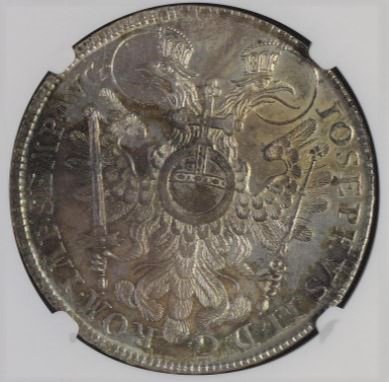 1768年 ドイツ ニュルンベルク 都市景観 公式 ターラー 銀貨 NGC MS60