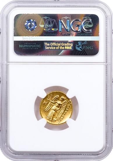 古代ギリシャ BC336-323 アレキサンダー大王 スタテール金貨 NGC