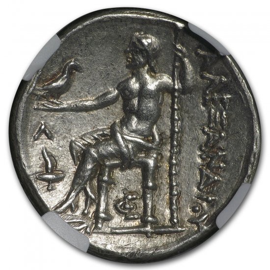 古代ギリシャ BC336-323 アレキサンダー大王 テトラドラクマ銀貨 NGC 