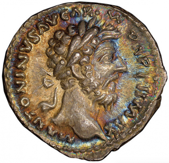古代ローマ マルクス・アウレリウス 161-180 デナリウス銀貨 NGC 古代ローマ マルクス・アウレリウス 161-180 デナリウス銀貨 NGC