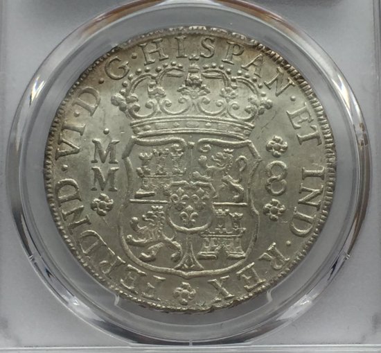 メキシコ 1757MM フェルナンド6世 8レアル銀貨 ピラーダラー PCGS MS62 - 【鑑定済アンティークコイン 専門店】オンラインネットショップ通販店舗『アンティークコインワールド』へようこそ！