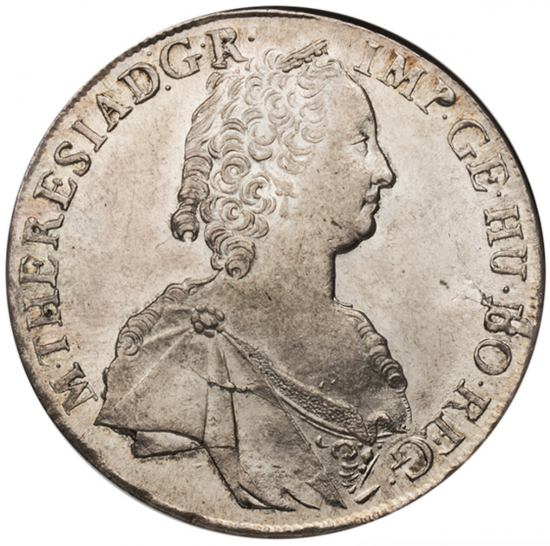 マリアテレジア銀貨　1780年銘　オーストリア　10枚