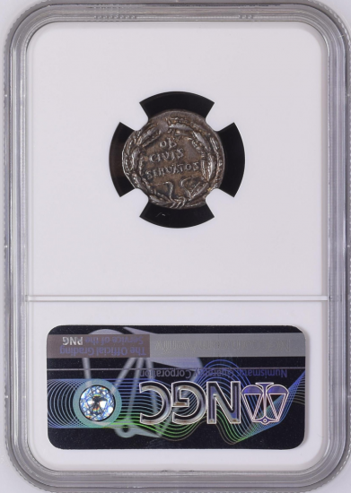ローマ帝国 BC27-AD14 アウグストゥス デナリウス銀貨 NGC AU 4 ローマ帝国 BC27-AD14 アウグストゥス デナリウス銀貨 NGC AU 4