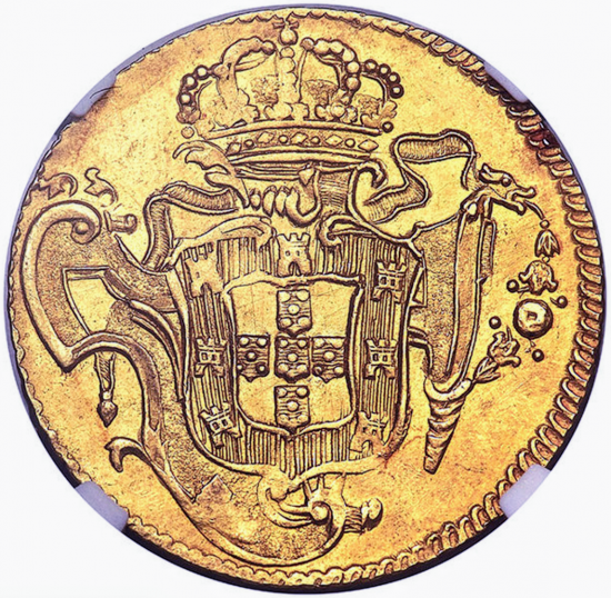 ポルトガル 1775 ジョゼ1世 4エクスード(ペカ)金貨 NGC MS62 ポルトガル 1775 ジョゼ1世 4エクスード(ペカ)金貨 NGC MS62