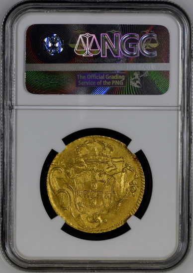 ポルトガル 1775 ジョゼ1世 4エクスード(ペカ)金貨 NGC MS62 ポルトガル 1775 ジョゼ1世 4エクスード(ペカ)金貨 NGC MS62