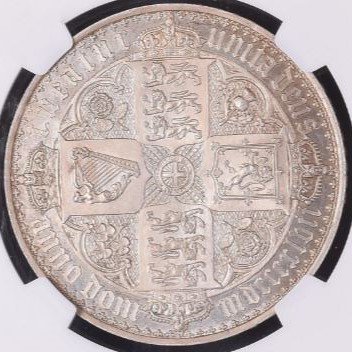 イギリス 1847 ゴシッククラウン ゴチッククラウン ビクトリア アンデシモ NGC PF63 CAMEO プルーフ63カメオ！ -  【鑑定済アンティークコイン専門店】オンラインネットショップ通販店舗『アンティークコインワールド』へようこそ！