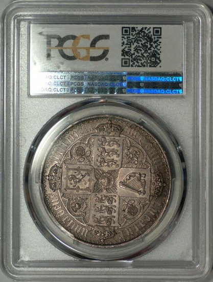 イギリス 1847 ゴシッククラウン ゴチッククラウン ビクトリア アンデシモ PCGS PR63 プルーフ63！ -  【鑑定済アンティークコイン専門店】オンラインネットショップ通販店舗『アンティークコインワールド』へようこそ！