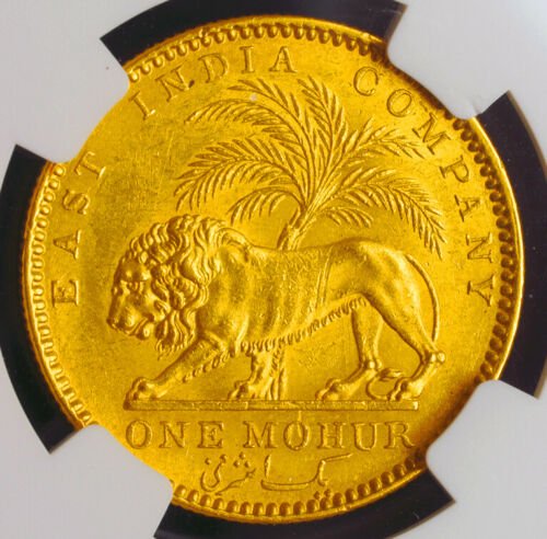 インド 英領インド 東インド会社 1841年 ビクトリア モハール金貨 NGC 
