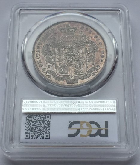 イギリス 1826 ジョージ4世 クラウン 銀貨 PCGS PF62 プルーフ62 発行枚数150枚! - 【鑑定済アンティークコイン 専門店】オンラインネットショップ通販店舗『アンティークコインワールド』へようこそ！