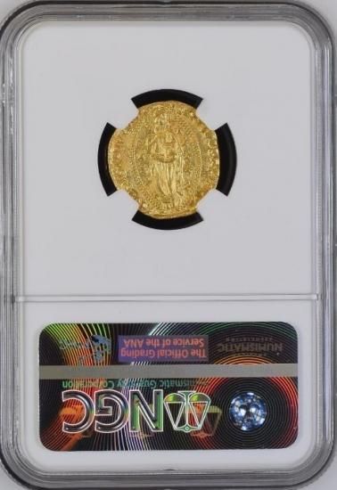 中世イタリア ベネチア 1414-1423 ダカット金貨 NGC MS66☆ 星付き