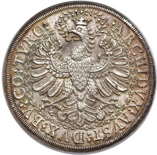 オーストリア 神聖ローマ帝国 1680-1686 レオポルト1世 2ターラー銀貨 NGC MS65 最高鑑定品！ -  【鑑定済アンティークコイン専門店】オンラインネットショップ通販店舗『アンティークコインワールド』へようこそ！